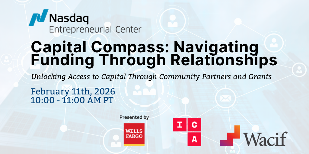 Capital Compass: Navigating Funding Through Relationships- 2.11.2026
