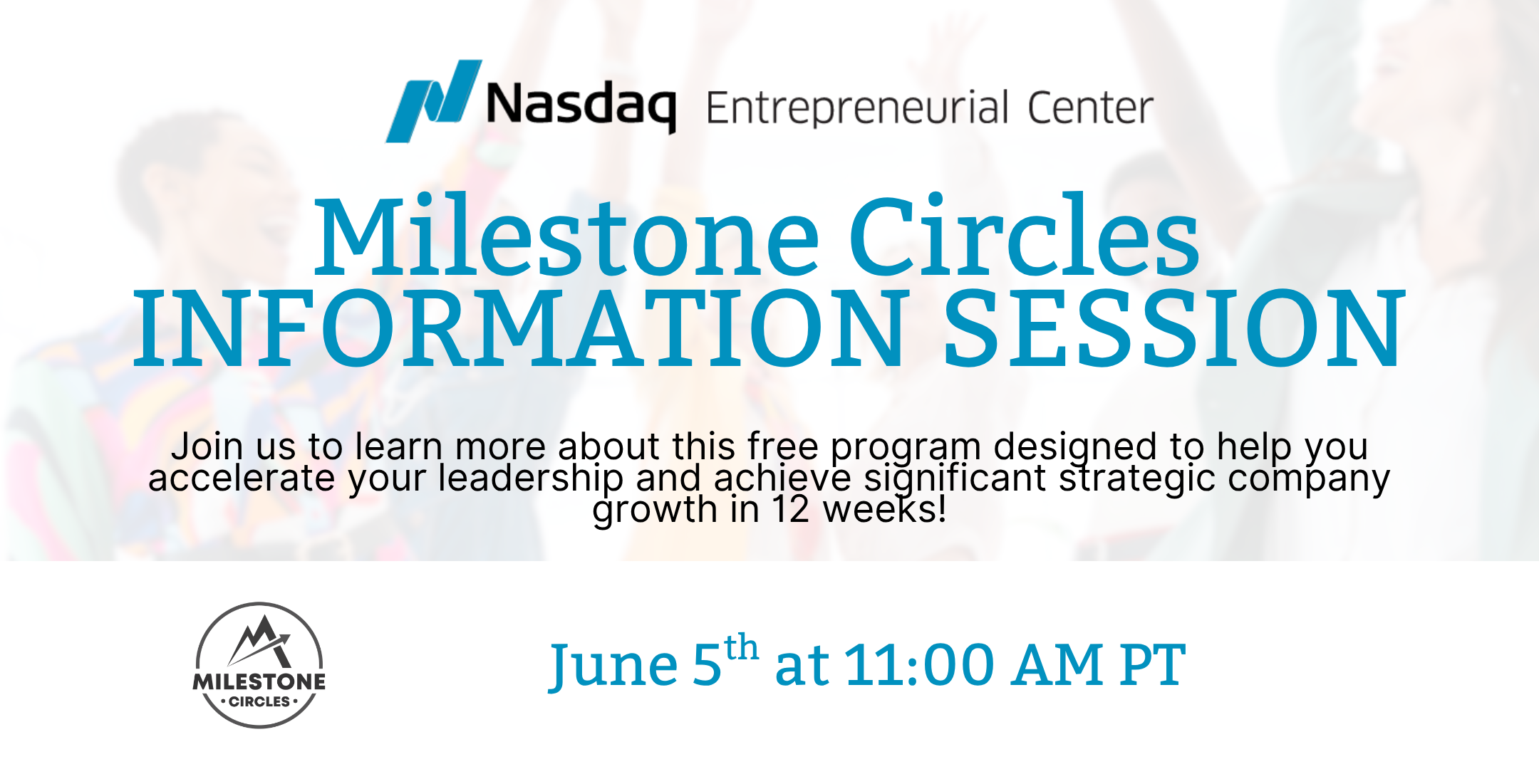 6.5.2026 Milestone Circles info session Banner