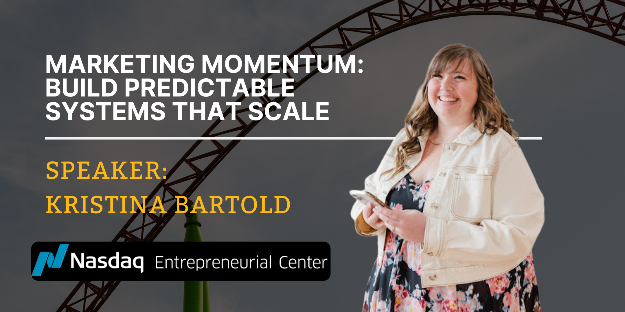 8.18.2026 - Marketing Momentum Build Predictable Systems That Scale with Kristina Bartold