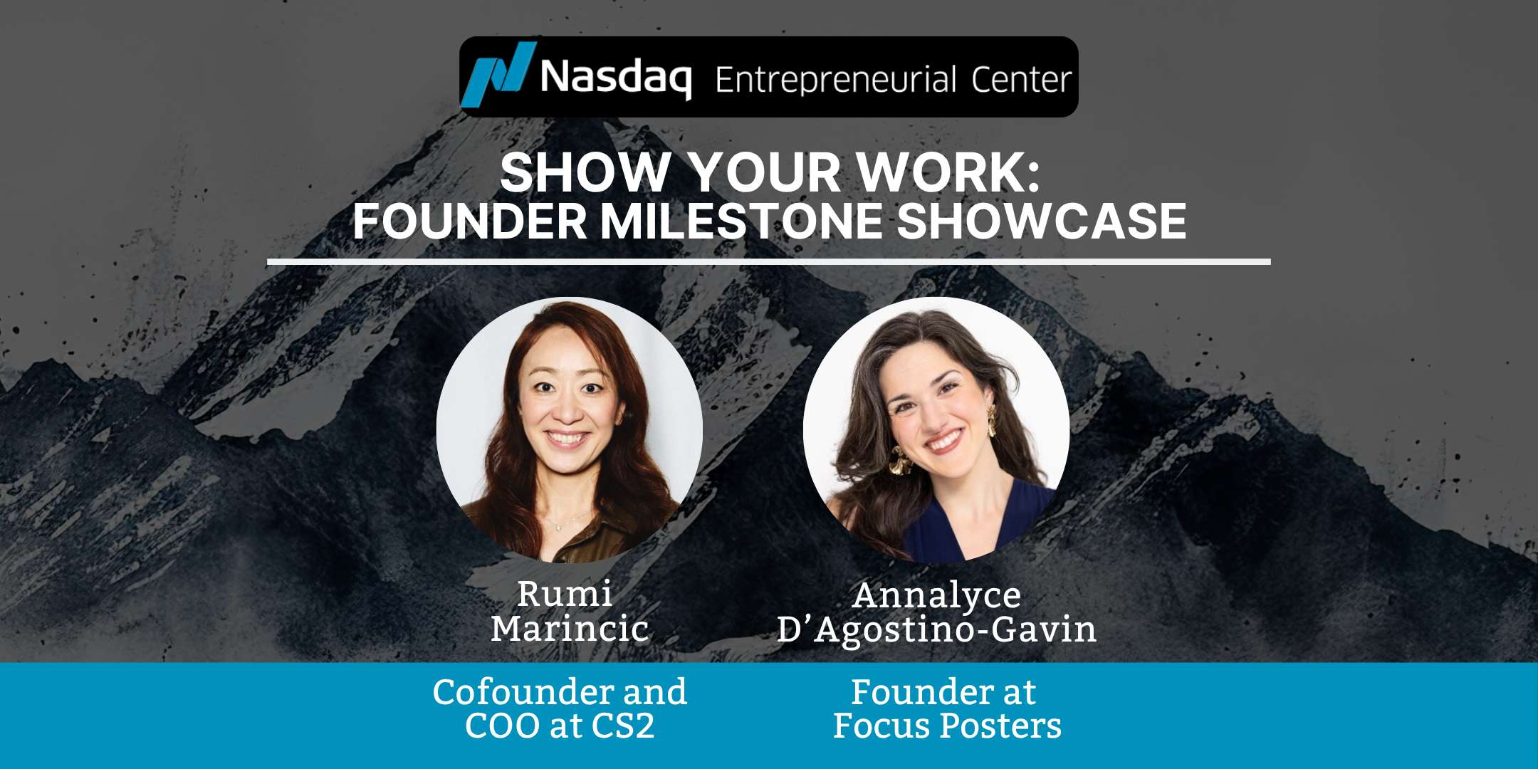 HGI - 9.15.2026 - Show your work Founder Milestone Showcase with Annalyce D'Agostino-Gaavin and Rumi Marincic